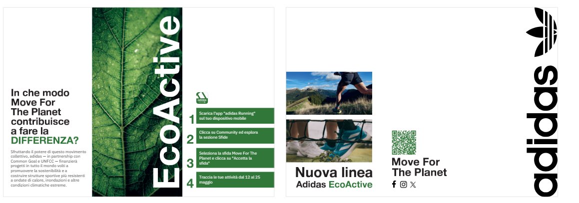 Pieghevole per Adidas